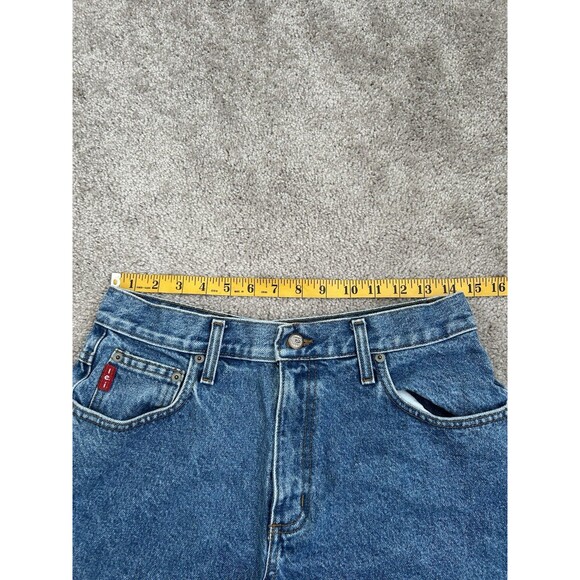 Vintage LEI High Waisted Jean Shorts Dark Wash Size 13 - Picture 5 of 7